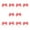 Rouge Blanc, variante sur Lubelski 10 Pcs/Set Décoration de Couronne Arbre de Noël Réutilisable Corde de Chanvre Rouge Noir Blanc