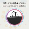 thumbnail image 4 of Gymnastics Mat 6'x2'x2" Foldable Tumbling Mats with Carrying Handles Three Fold Thick Exercise Mat for Home Aerobics Stretching Yoga, Black, 4 of 8