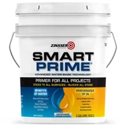 5 gal Zinsser 249728 White Smart Prime Water-Based Interior/Exterior Primer/Sealer