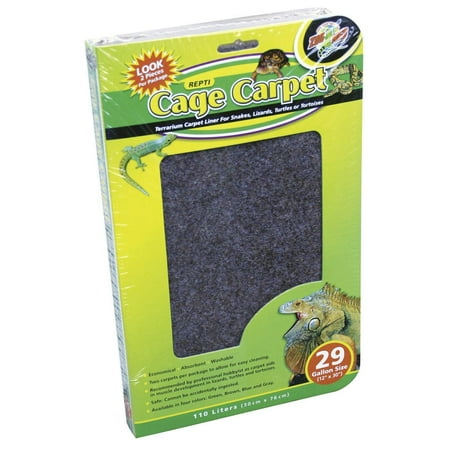 Zoo Med Cage Carpet Non Abrasive Liner Snakes Lizards 15 x ...