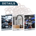 thumbnail image 5 of Unique Bargains Universal O Ring Seal Gasket Orings Seal Washer for Plumbing for Cars 6.5mm ID x 1.5mm CS Brown 50pcs, 5 of 6