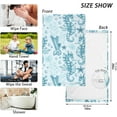 thumbnail image 3 of SKYSONIC Hand Towels Watercolor Seahorse Patterned 2 PCS, Cotton Bath Towel for Drying Face Hands Body ,Absorbent Lightweight Towels for Bathroom Ktichen Travel Gym, 16"x28", 3 of 7