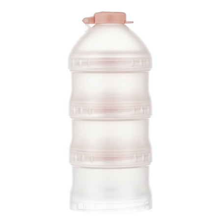 Simba Twist-Lock Stackable Milk Powder Formula Dispenser and Snack Storage Containers, Pink (BPA Free)