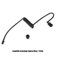thumbnail image 2 of Cateter de Auriculares Funda de Silicona de 1 Pieza para Auriculares de Radio - Motorola TLKR Radio Auriculares Auriculares de 1 Pin Micrófono Kit Guardaespaldas para Motorola(Noir) Ecomeon no, 2 of 6