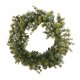 thumbnail image 3 of Guirnalda de artificiales, corona de vegetación de 16 pulgadas, redonda para la puerta principal del hogar, interior al aire libre, Estilo A Macarena Guirnalda de hojas verdes, 3 of 8