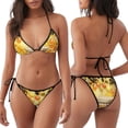 thumbnail image 3 of Disketp Honey Bee para Bañador de Dos Piezas para Mujer, Bikini Sexy Halter String, Conjunto de Bikini en Triángulo, 3 of 6