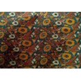thumbnail image 4 of oneOone Cotton Silk Fabric Leaves & Floral Block Decor Fabric Printed BTY 42 Inch Wide, 4 of 5