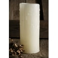 thumbnail image 3 of 3 Pieces of Hand Poured Hollow Candle Wax Luminary Ivory 7 inches, 3 of 3