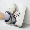 thumbnail image 6 of Men's Mesh Spliced Lace-Up Thick Sole Low Top Skate Sneakers, 6 of 7