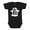 Black, variant on Baby Boy & Girl 100% Cotton "Hey Boo" Ghost Halloween One-Piece Bodysuit, Sizes 0-12M