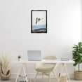 thumbnail image 4 of Stupell Industries Modern Catching Air Snowboarder Black Floating Frame Canvas Art, 17 x 25, by Max Blakesberg Studios, 4 of 8