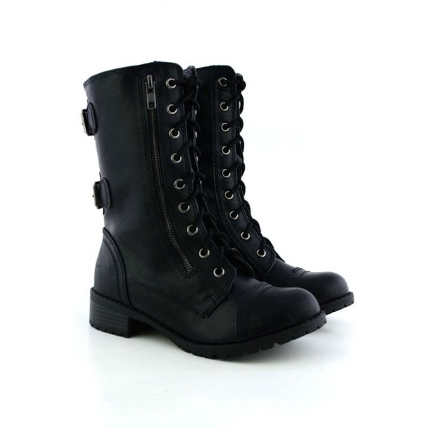 soda platform combat boots