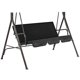 thumbnail image 2 of Bewildely Funda impermeable para silla columpio, funda protectora para asiento de jardín al aire libre Jardín y Patio negro, 2 of 6
