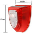 thumbnail image 2 of YISITIAN Solar Warning Lights with 100DB Sound, 3 Working Modes Solar Power Motion Sensor Flash Strobe Light Security Wall Lamp Waterproof for Pasture, Farm, House, Yard, Barn, Home CA919-0190, 2 of 9