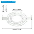 thumbnail image 2 of Kit de Soporte de Montaje Universal para Fijación de Luz Uxcell de 145mm (5.71"), Placa de Barra Cruzada de Luz de 3set para Luz de Techo, 2 of 7