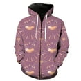 thumbnail image 1 of Sudadera con capucha y cremallera para hombre, con estampado geométrico abstracto, divertida, informal, de manga larga, con estampado 3D, unisex, 1 of 6