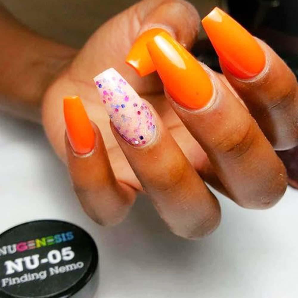 NUGENESIS Nail Color Dip Dipping Powder 1.5oz/jar - NU05 Finding Nemo