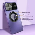 thumbnail image 3 of Magnetic for iPhone 13 Pro Max Case Compatible with Magsafe [Camera Lens Protector] Shockproof Hard PC Matte Back Protective Soft TPU Edge Phone Cases for iPhone 13 Pro Max Purple, 3 of 15