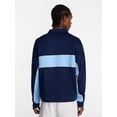 thumbnail image 3 of No Boundaries Sporty Quarter Zip Sweatshirt with Long Sleeves, Men's XS-5XB, 3 of 5