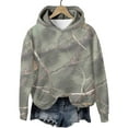 thumbnail image 3 of Uootdi Oversized Long sleeve Sweatshirt for Women Camo Leaf Maple Leaf Pattern Winter Hoodies with Gift Oversized Long sleeve Sw eatshirt for, 3 of 8