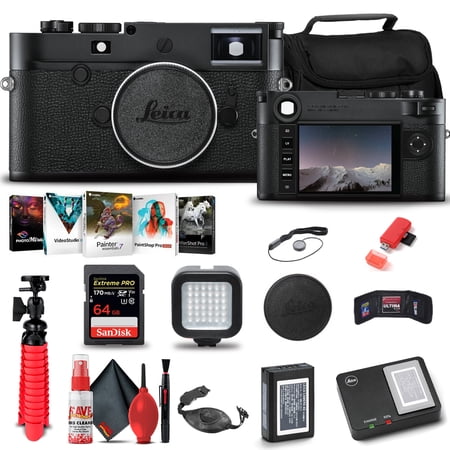 Leica M10 Monochrom Digital Rangefinder Camera (20050) + 64GB Card + More Bundle