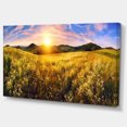 thumbnail image 2 of Beautiful Meadow Panorama - Landscape Canvas Art Print, 2 of 4