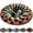 A, variant on 3D Halloween Rug, Novelty Ghost Skeleton 3D Optical Illusion Rugs | Candy Corn Abyss Quilted Round Mat with Spooky Depth Design Crystal Velvet Soft & Durable Fabric Non-Slip