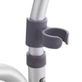 thumbnail image 3 of Sliding Tub Transfer Bench with Cut-Out Seat - White Aluminum Shower Chair for Elderly & Disabled - Adjustable Height, 400lb Capacity - Bathroom Safety Seat, 3 of 10