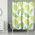 thumbnail image 2 of Creative Products Lime Citrus Pattern 71x74 Shower Curtain, 2 of 2