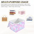 thumbnail image 7 of 40L Lidded Home Storage Bins Foldable Storage Box with Handle for Home Bedroom Closet, Star Printed, 7 of 7