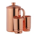 thumbnail image 2 of Jarra de agua de cobre y 2 vasos HealthGoods en cobre puro, 2 of 9