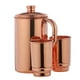 thumbnail image 2 of Jarra de agua de cobre y 2 vasos HealthGoods en cobre puro, 2 of 9