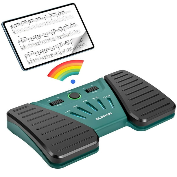 Pedal Page Turner inalámbrico SUNYIN, recargable con Bluetooth
