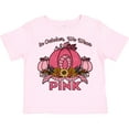 thumbnail image 3 of Inktastic In October We Wear Pink with Ribbon and Pink Pumpkins Boys or Girls Toddler T-Shirt, 3 of 5