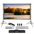 thumbnail image 1 of Andoer 100 Inch Portable Projector Screen with Stand, Indoor & Outdoor, Tripod Mount, White, 1 Count, Single Pack, 1 of 8