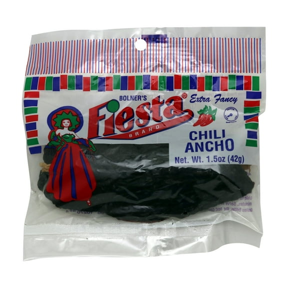 Bolners Fiesta Fiesta Ancho Chili Pods, 1.5 Oz