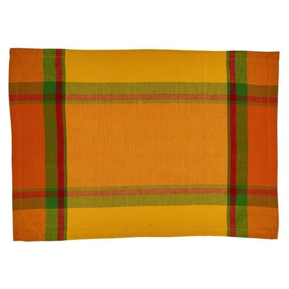 Saro Lifestyle Banded Border Placemat (Set of 4)