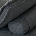 thumbnail image 5 of Diamond Sofa PLATFORMLGGR2PC 79 x 41 x 34 in. Platform Square Modular Lounger, Grey Fabric - 2 Piece, 5 of 6