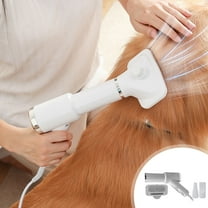 Xecvkr Pet Hair Dryer with Pin Comb and 2 Attachments for Dog Grooming 3 Heat Settings for Small and Medium Dogs Cats Portable and Lightweight for Home Use