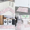 thumbnail image 5 of Pioneer Flower Floral Print Pattern Kitchen Rugs Sets Of 2, Anti Fatigue Non Slip Washable Floor Mats for Kitchen Sink Laundry, 17X30 Inch + 17X47 Inch, 5 of 6