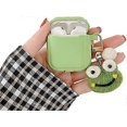 thumbnail image 1 of ComfyArt Green Soft TPU Earphone Case for Airpods 1/2 with Cute Frog Pendant Shockproof Protective Headset Case for Girls Women Men Earphone Sleeve, 1 of 4