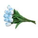 thumbnail image 2 of Flores Artificiales Inteprter 10 piezas decoración del hogar Azul claro, 2 of 6