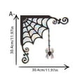 thumbnail image 3 of Holloyiver Spider Web and Spider Window Clings - Anti-Collision Decals to Save Birds, Non-Adhesive Prismatic Window Clings, Rainbow Stickers, 3 of 6