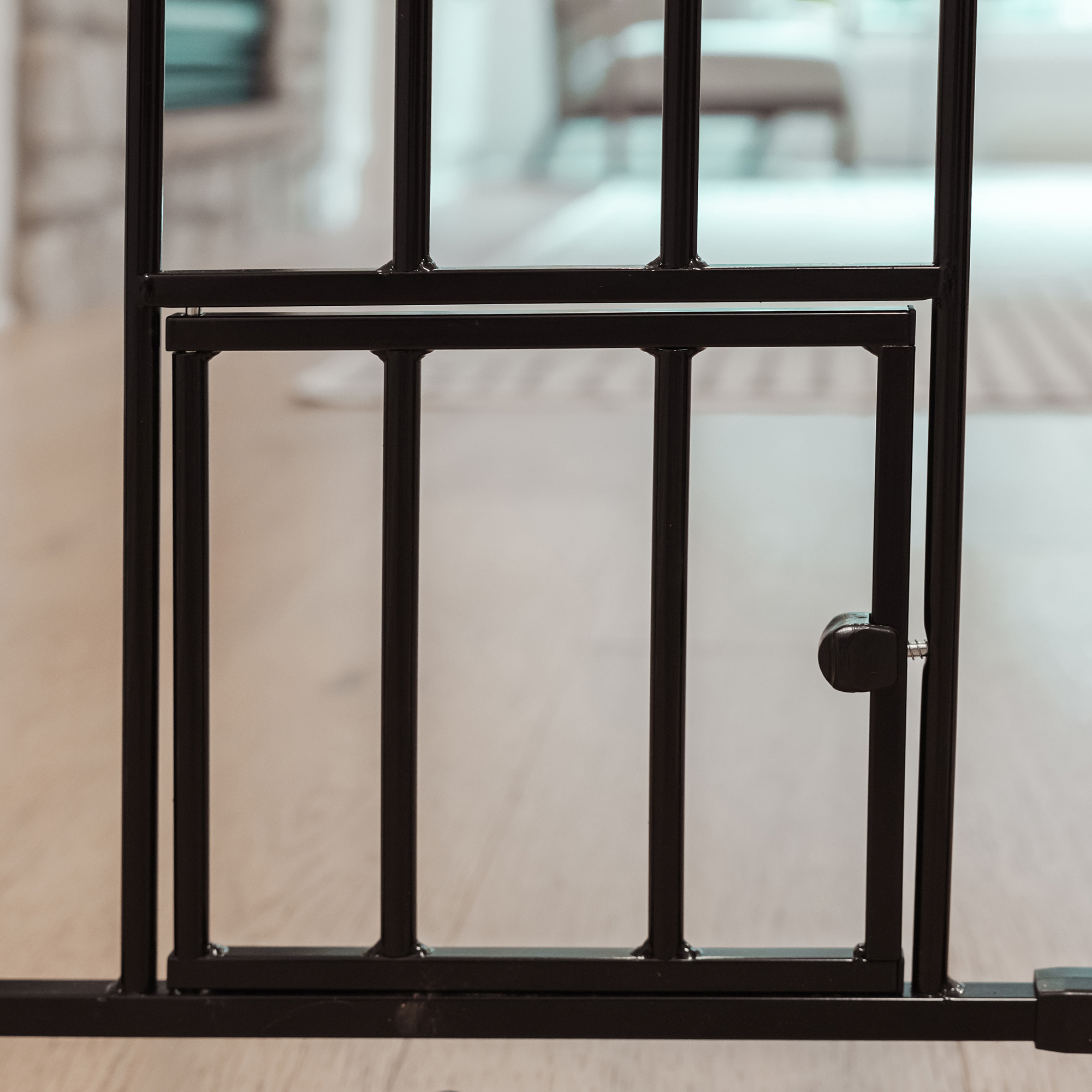 Carlson 36" Extra Tall Walk-Through Pet Gate, Black photo 8