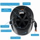 thumbnail image 2 of Casco de seguridad de vaquero con orificio de ventilación, casco duro de ala completa de HDPE para construcción al aire libre, gorra de trabajo de rescate ferroviario A, 2 of 8