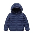 thumbnail image 6 of BXJX Boys Hooded Puffer Jackets, Warm Fall Winter Long Sleeve Full Zip Outerwear with Pockets Navy Size 9-10 T, 6 of 6