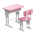 thumbnail image 3 of Juego de escritorio y silla para casa de muñecas, decoración de casa de muñecas, muebles de casa de muñecas 1/12 para Diorama , Rosa, 3 of 8