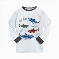 thumbnail image 5 of HFHAPW Toddler Pajamas Kids Pajamas for Boys Girls Long Sleeve Set 2 Piece Snug Fit Pjs Set, 5 of 8