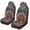 Boho Mandala Flower Print, variant on Binienty Front Car Seat Covers Waterproof Washable Deer Hunting Camo Auto High Back Seat Covers Airbag Compatible Auto Bucket Cushions Universal for SUV Truck Sedan Easy to Clean