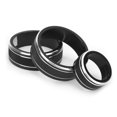thumbnail image 2 of Climate Controller Knob Cover, 3PCS AC Switch Knob Trim Stylish Modification Black Aluminium Alloy  For Car Replacement For Fit 2021, 2 of 8